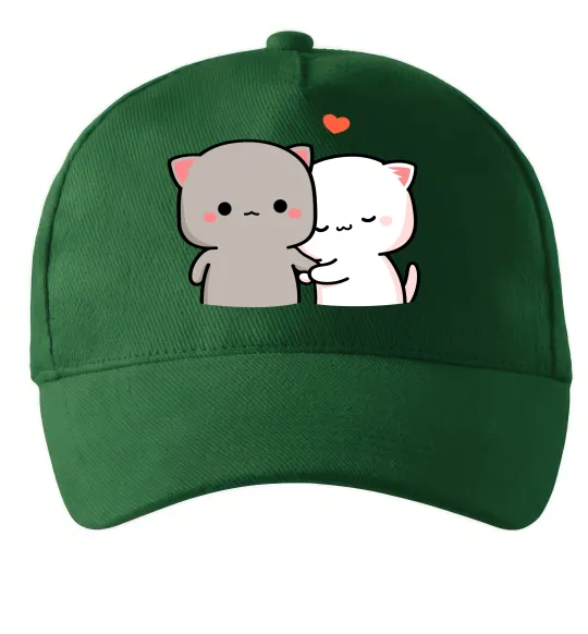 Кепка Котики Peach and Goma Темно-зеленый фото