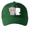 Кепка Котики Peach and Goma Темно-зеленый фото