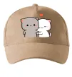 Кепка Котики Peach and Goma Песочный фото