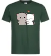 Мужская футболка Котики Peach and Goma Темно-зеленый фото