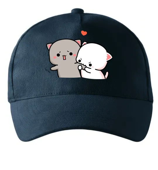 Кепка Котики Goma and Peach Темно-синий фото