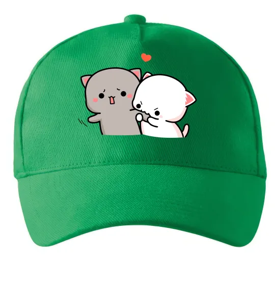 Кепка Котики Goma and Peach Зеленый фото