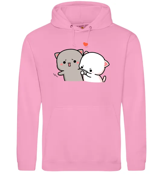 Женская толстовка (худи) Котики Goma and Peach Розовый фото