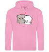 Женская толстовка (худи) Котики Goma and Peach Розовый фото