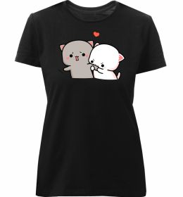 Жіноча преміум футболка Котики Goma and Peach