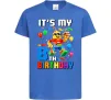 Дитяча футболка Lego 8 Birthday Яскраво-синій фото