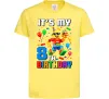 Дитяча футболка Lego 8 Birthday Лимонний фото