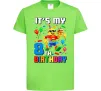 Дитяча футболка Lego 8 Birthday Лаймовий фото