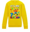 Дитячий світшот Lego 7 Birthday Сонячно жовтий фото