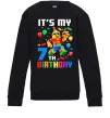 Дитячий світшот Lego 7 Birthday Чорний фото