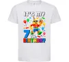 Дитяча футболка Lego 7 Birthday Білий фото