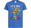 Дитяча футболка Lego 7 Birthday Яскраво-синій фото