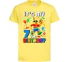 Дитяча футболка Lego 7 Birthday Лимонний фото