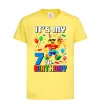 Детская футболка Lego 7 Birthday Лимонный фото