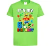 Дитяча футболка Lego 6 Birthday Лаймовий фото