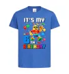 Дитяча футболка Lego 6 Birthday Яскраво-синій фото