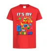Дитяча футболка Lego 6 Birthday Червоний фото