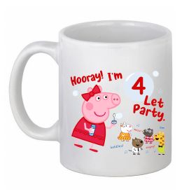Чашка керамічна Свинка Пеппа Мені 4 роки