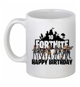 Чашка керамическая Fortnite Happy Birthday 10