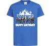 Дитяча футболка Fortnite Happy Birthday 9 Яскраво-синій фото