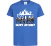 Дитяча футболка Fortnite Happy Birthday 8 Яскраво-синій фото