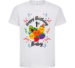 Детская футболка Свинка Пеппа Мені 1 рік Лимонный фото