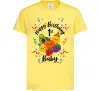 Детская футболка Hey bear happy birthday 1 Лимонный фото