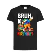Дитяча футболка Lego 10 birthday bruh Чорний фото