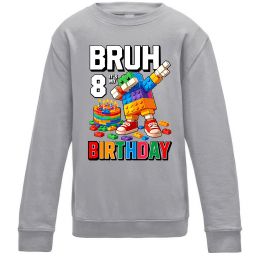 Дитячий світшот Lego 8 Birthday bruh
