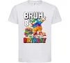 Дитяча футболка Lego 8 Birthday bruh Білий фото