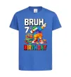 Дитяча футболка Lego 7 Birthday bruh Яскраво-синій фото