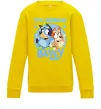 Детский Свитшот 5 Birthday Bluey Солнечно желтый фото