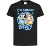 Дитяча футболка 5 Birthday Bluey Чорний фото