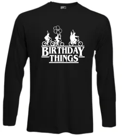 Лонгслів Birthday Things Чорний фото