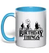Чашка с цветной ручкой Birthday Things Голубой фото
