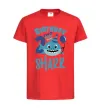 Детская футболка Birthday Shark two two two Красный фото