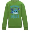 Дитячий світшот Birthday Shark three three three Лаймовий фото