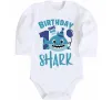 Дитячий бодік Birthday Shark One One One Білий фото