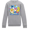 Детский Свитшот Birthday shark 2 years Серый меланж фото