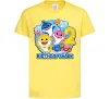 Детская футболка Birthday shark 2 years Лимонный фото