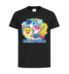 Детская футболка Birthday shark 2 years Черный фото
