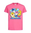 Детская футболка Birthday shark 2 years Ярко-розовый фото