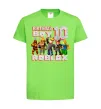 Дитяча футболка Roblox Birthday boy 10 Лаймовий фото