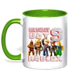 Чашка с цветной ручкой Roblox Birthday boy 9 Лаймовый фото