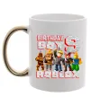 Чашка с цветной ручкой Roblox Birthday boy 9 Золото фото