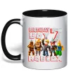 Чашка з кольоровою ручкою Roblox Birthday Boy 7 Чорний фото