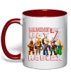 Чашка з кольоровою ручкою Roblox Birthday Boy 7 Червоний фото