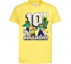 Дитяча футболка 10 років Майнкрафт Лимонний фото