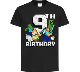 Детская футболка Roblox Birthday boy 9 Ярко-синий фото