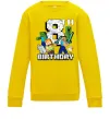 Детский Свитшот 8 років Майнкрафт Солнечно желтый фото